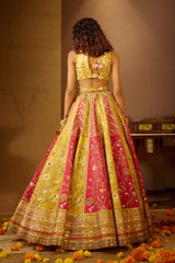 floral patterns Lehenga